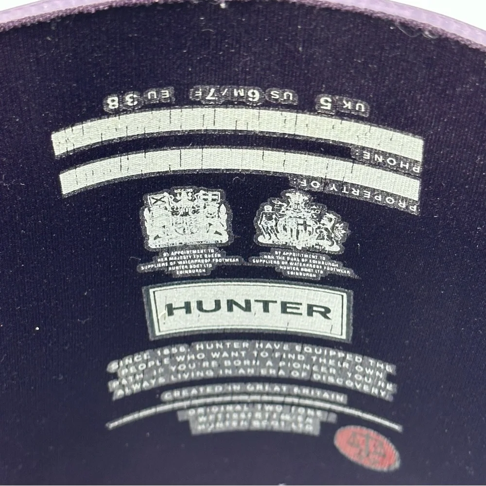 Hunter Boots. Size 7